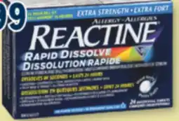 Familiprix REACTINE Selected products offer