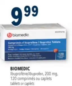 Familiprix BIOMEDIC Ibuprofen, 200 mg, 120 tablets or caplets offer