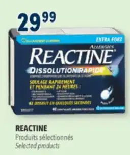 Familiprix REACTINE Selected products offer