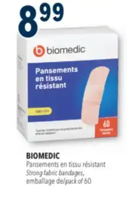 Familiprix BIOMEDIC Strong fabric bandages, pack of 60 offer