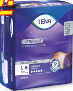 Familiprix TENA, Selected protective underwear offer