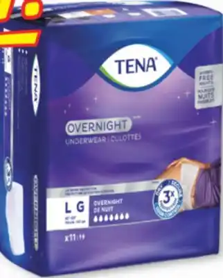 Familiprix TENA, Selected protective underwear offer