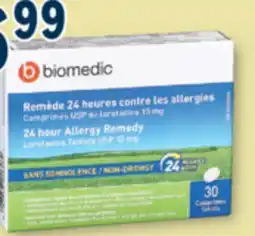 Familiprix BIOMEDIC Loratadine tablets USP, 10 mg, 30 tablets offer