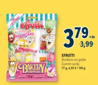 Familiprix EFRUTTI, Gummi candy, 77 g offer