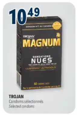 Familiprix TROJAN, Selected condoms offer