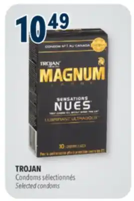 Familiprix TROJAN, Selected condoms offer