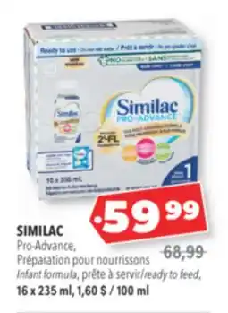 Familiprix SIMILAC Pro-Advance Infant formula offer