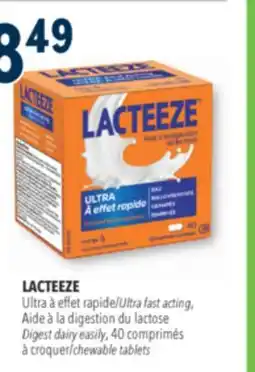 Familiprix LACTEEZE,Children's, Digest dairy easily, 100 chewable tablets offer