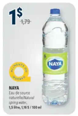 Familiprix NAYA Natural spring water, 1,5 litre offer