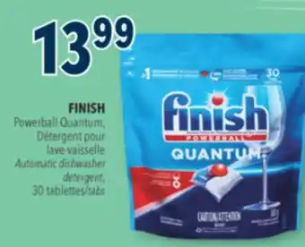 Familiprix FINISH Powerball Quantum/ Automatic dishwasher detergent, 30 tabs offer
