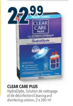 Familiprix CLEAR CARE PLUS Cleaning and disinfecting solution, 2 x 360 ml offer