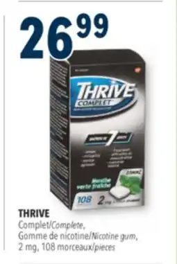 Familiprix THRIVE Complete, Nicotine gum, 2 mg, pieces offer