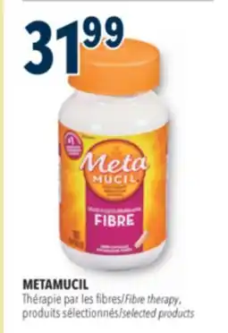 Familiprix METAMUCIL, Fibre therapy, selected products offer