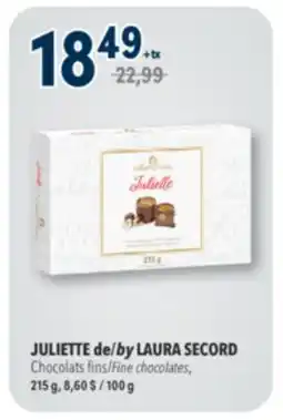 Familiprix JULIETTE by LAURA SECORD Fine chocolates offer