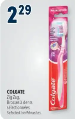 Familiprix COLGATE, Zig Zag, Selected toothbrushes offer