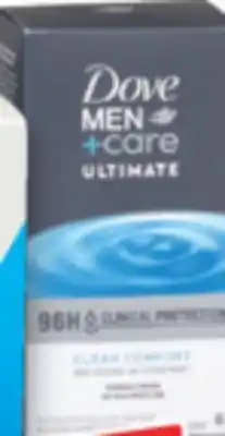 Familiprix DOVE MEN CARE Clinical Protection, Selected antiperspirants offer