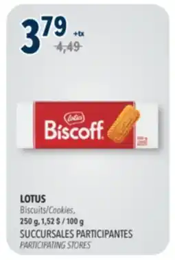 Familiprix LOTUS Biscuits/Cookies 250 g offer