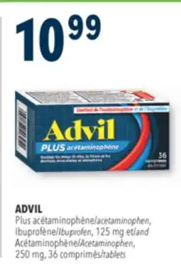Familiprix ADVIL Ibuprofen, 125 mg and Acetaminophen, 250 mg, 36 tablets offer
