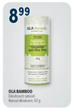 Familiprix OLA BAMBOO Natural deodorant, 42 g offer