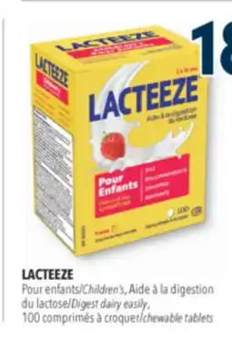 Familiprix LACTEEZE Children's Digest dairy easily offer