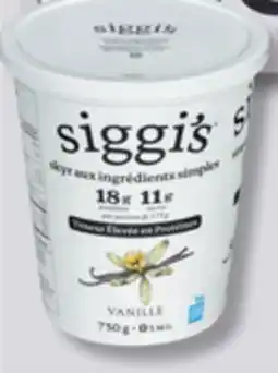 IGA SIGGI'S SKYR YOGURT offer
