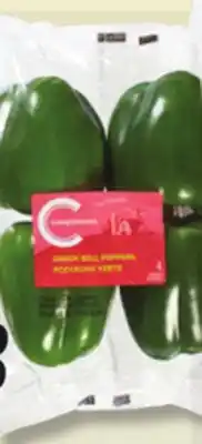 IGA COMPLIMENTS GREEN PEPPERS offer