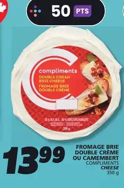 IGA COMPLIMENTS CHEESE offer