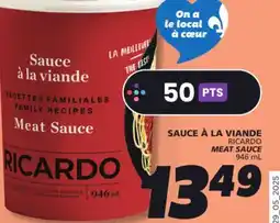 IGA RICARDO MEAT SAUCE offer