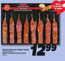 IGA MARCANGELO FRESH CHICKEN SOUVLAKIS offer