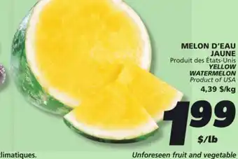 IGA YELLOW WATERMELON offer
