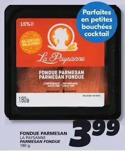 IGA LA PAYSANNE PARMESAN FONDUE offer