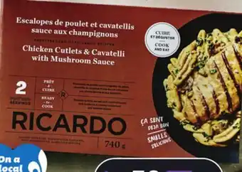 IGA RICARDO GOURMET MEAL FOR 2 offer