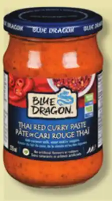 IGA BLUE DRAGON THAI CURRY PASTE OR STIR-FRY SAUCE offer