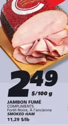IGA COMPLIMENTS SMOKED HAM offer