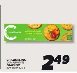 IGA COMPLIMENTS CRACKERS offer