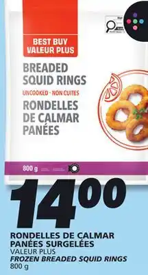 IGA FROZEN BREADED SQUID RINGS offer