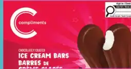 IGA COMPLIMENTS FROZEN BARS offer