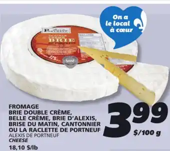 IGA ALEXIS DE PORTNEUF CHEESE offer