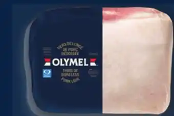 IGA OLYMEL THIRD OF BONELESS PORK LOIN offer