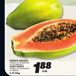 IGA GIANT PAPAYA offer