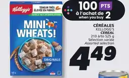 IGA KELLOGG'S CEREAL offer