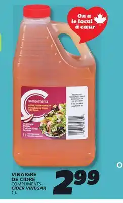 IGA COMPLIMENTS CIDER VINEGAR offer