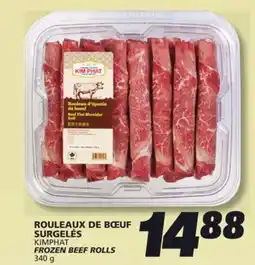 IGA KIMPHAT FROZEN BEEF ROLLS offer