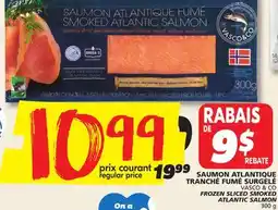IGA VASCO & CO. FROZEN SLICED SMOKED ATLANTIC SALMON offer
