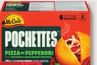 IGA McCAIN PIZZA POCKETS offer