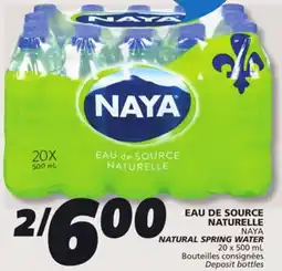 IGA NAYA NATURAL SPRING WATER offer