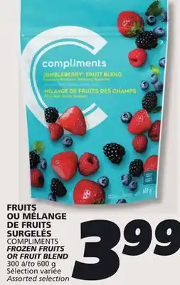 IGA COMPLIMENTS FROZEN FRUITS OR FRUIT BLEND offer