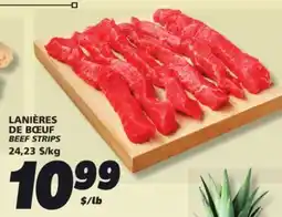 IGA BEEF STRIPS offer
