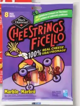IGA BLACK DIAMOND FICELLO CHEESE STICKS 399 offer