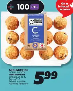IGA COMPLIMENTS MINI MUFFINS offer
